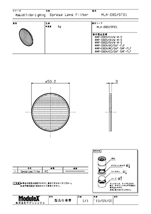 スプレッドフィルター 照明 トップ 照射角度